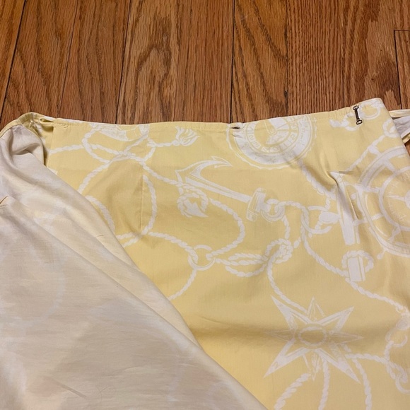 Yellow Wrap Skirt by Talbots Petites - Picture 4 of 8